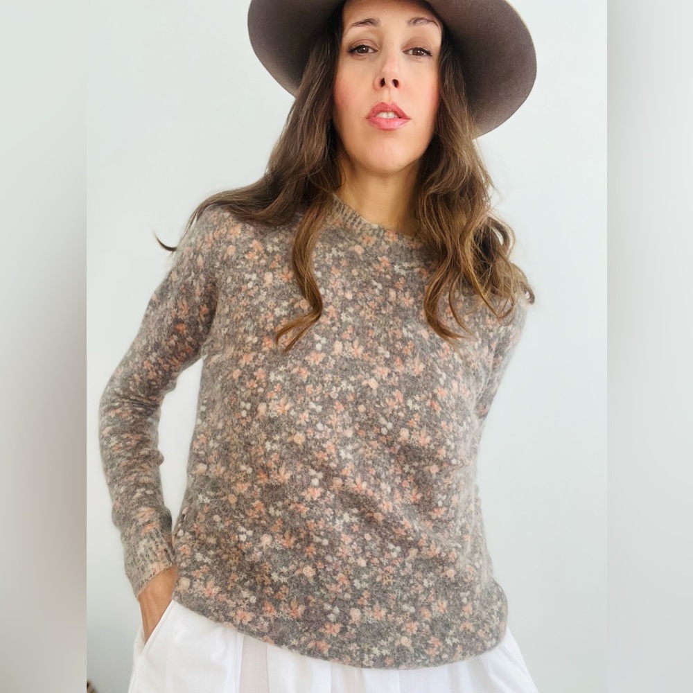 Floral  Sweater